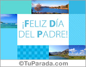 Tarjeta día del padre con fotos
