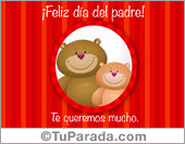 Feliz día para papá en bordó