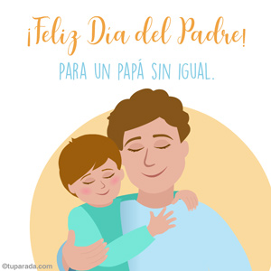 Tarjetas postales: Tarjeta Feliz Día del Padre con cariño