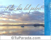 Feliz día del padre con amanecer
