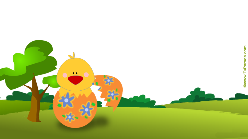 Crear tarjeta de Pascua