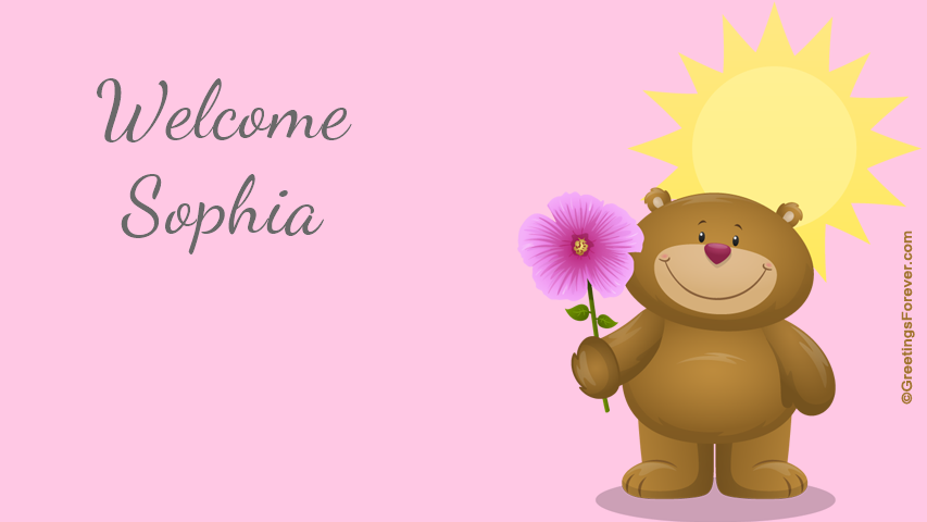 Welcome Sophia