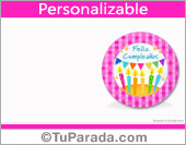 Velas de cumpleaños personalizable
