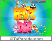 Feliz día del amigo divertido