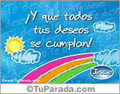 En el día del amigo te deseo...