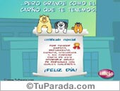 Certificado especial
