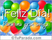 Para una gran amiga