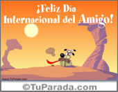 Feliz día del amigo desde aquí