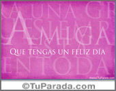 Para una gran amiga