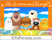 Tarjeta virtual día del amigo