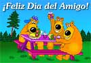 Feliz día del amigo con osos