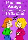 Para una amiga de hace tiempo