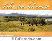 Feliz Día con paisaje