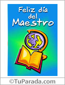 Feliz Día del Maestro.
