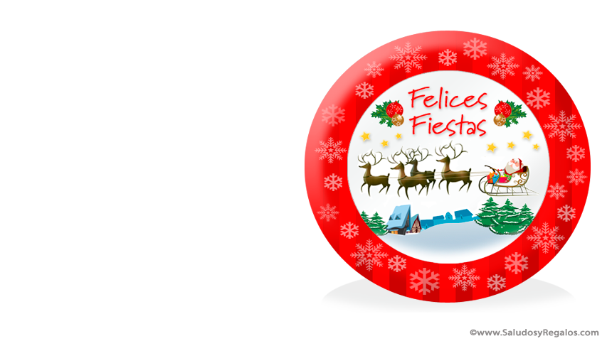 Crear postales de Felices Fiestas
