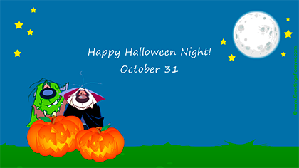 Create Halloween ecard