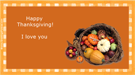 Thanksgiving ecard