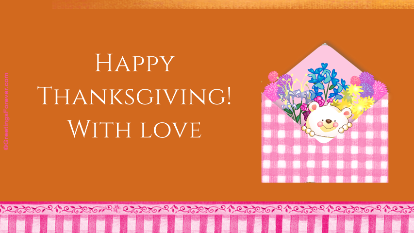 Happy Thanksgiving! With love