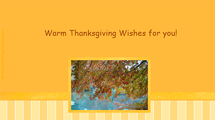 Create Thanksgiving ecard