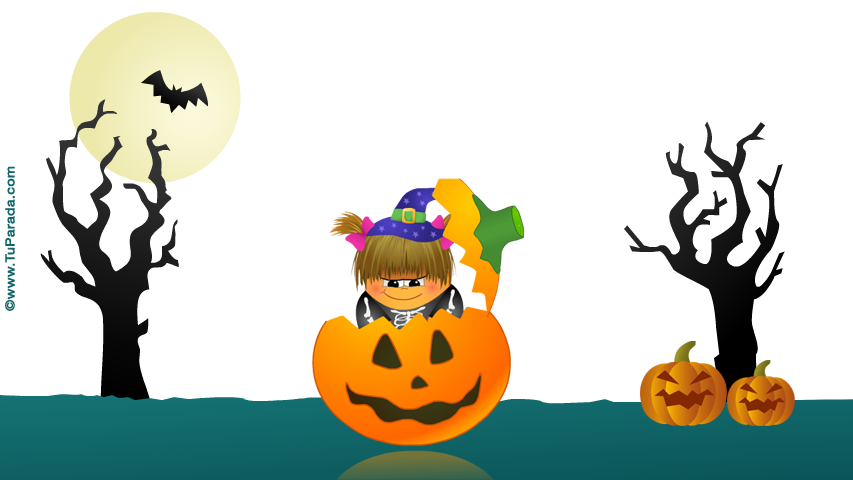 Crear tarjeta de Halloween