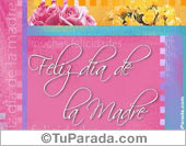 Feliz día de la madre con flores de colores