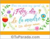 Tarjeta para una mamá muy especial