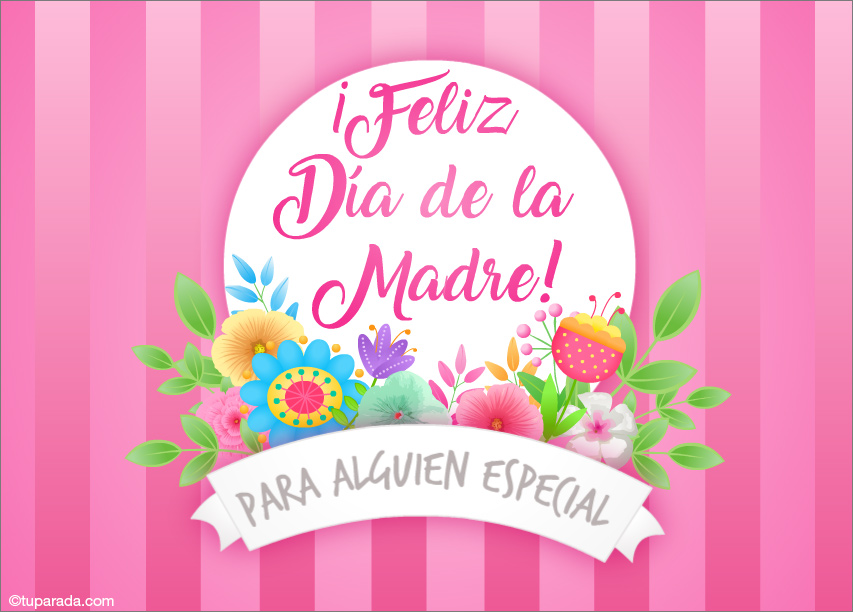 etiqueta Cuerda Telégrafo Tarjeta Día de la Madre para alguien especial - Día de la Madre, tarjeta  digital