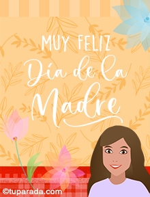 Tarjetas postales: Tarjeta de Feliz Día de la Madre