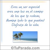 Eres un ser especial