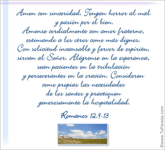 Amor fraterno - Mensaje espiritual, tarjetas