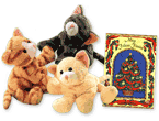 Set Felices Fiestas Gatitos