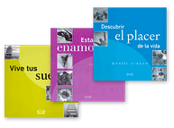 Set de tres libros especiales.