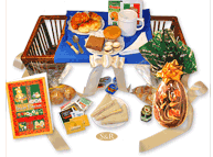 Desayuno de Pascua en bandeja de cama.
