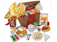 Exquisiteces de Pascua en baúl para 1 persona.