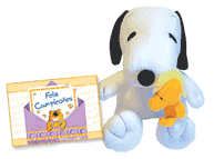Set de Snoopy y tarjeta.
