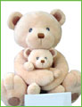 Oso Cubbles & Baby con sonido - Marca Russ
