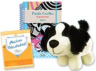 Perro Rollie, tarjeta y Agenda