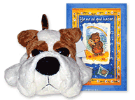 Perro Brimble con tarjeta