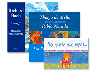 Set de Libros con tarjeta