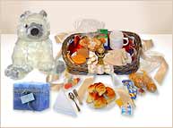 Desayuno o merienda en bandeja para una persona, Oso polar y vela aromática