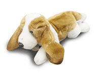 Cachorro Basset recostado Marca Russ