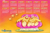 Calendario Osito Gran día - 2009