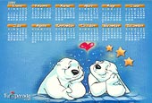 Calendario Ositos - 2009
