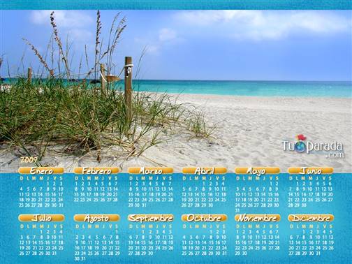 Origen y significado de Calendario Playa 2009