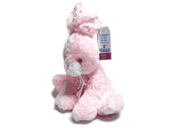 Coneja sentada rosa