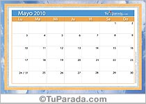 Calendario Mayo 2010