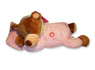 Osa durmiente Grizzly rosa.