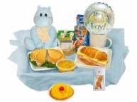 Desayuno Mamá Cigüeña Niño.