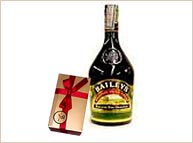 Set de Licor Baileys y Caja de Bombones.