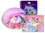Set de Libros Hadas, Princesas y Conejita Rosa con Luna.
